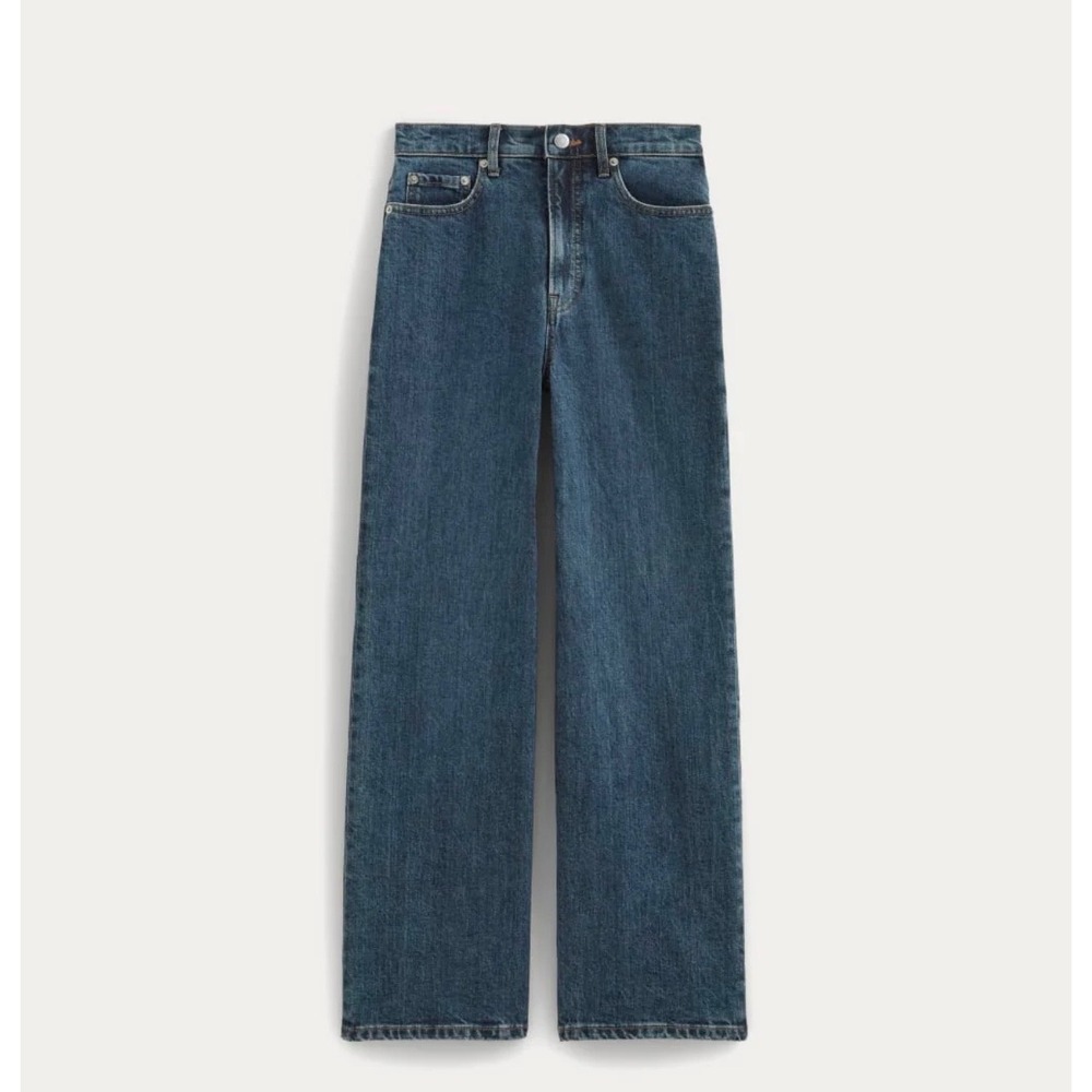 Everlane Womens The Way-High Sailor Jean 25S Minimalist Capsule Wardrobe Blue